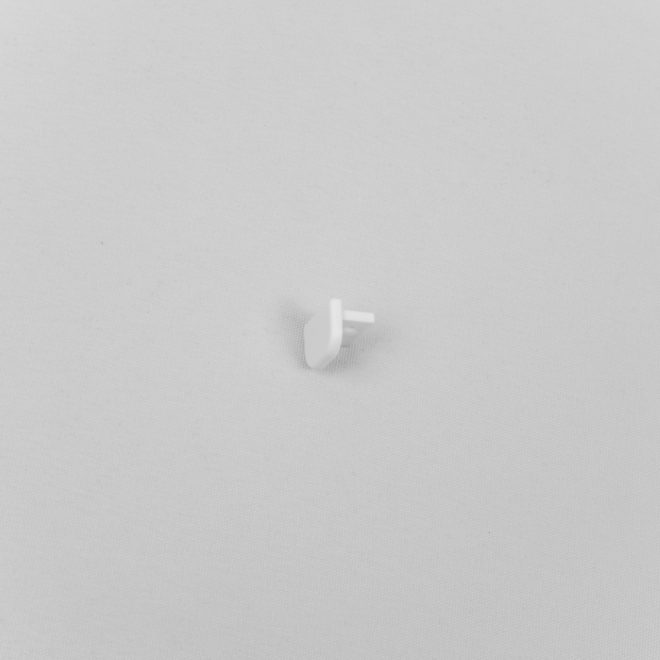 Концевик пластиковый алюминиевого профиля белого цвета Но. 171