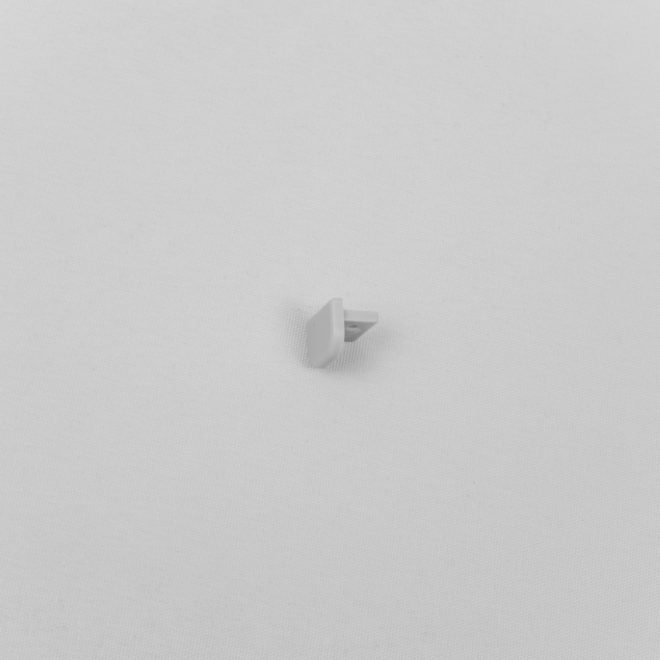 Концевик пластиковый алюминиевого профиля цв. мат. серебра Но. 171