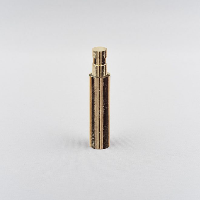 Lengthener of holder GRAL L4cm Ø16mm shiny gold colour.