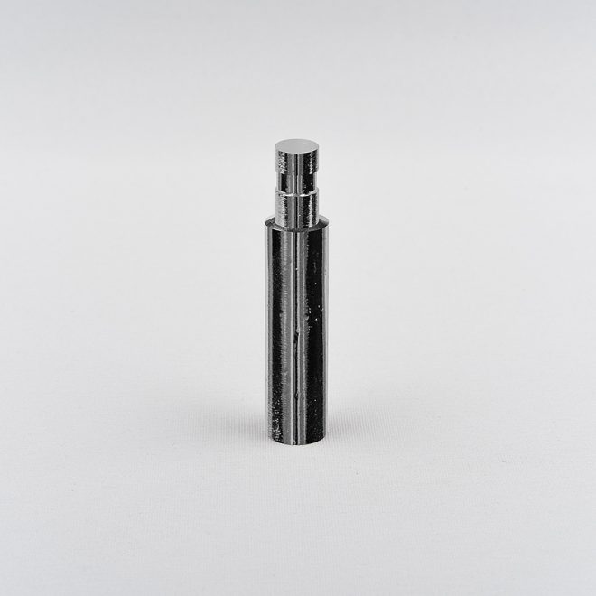 Lengthener of holder GRAL L4cm Ø16mm shiny silver colour.