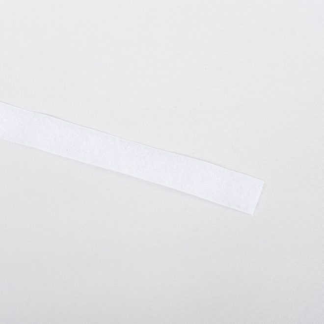 Sticky tape for cloth "Velour" white colour No. 11.20