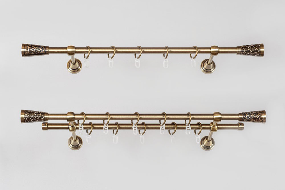 Metal curtain rods SEVILLA Ø16mm sets