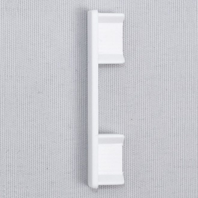 Plastic ending for aluminium profile UNIVERSAL-PROFILIS 1 and 2 rails, white colour No. 51