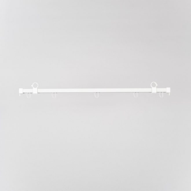 Curtain rail Ø28 mm for curtain rods white colour